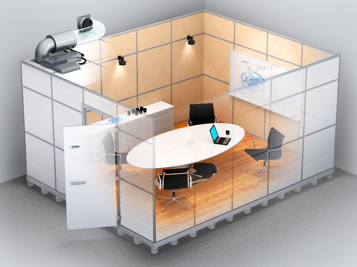 Secure meeting room by Emp-tronic